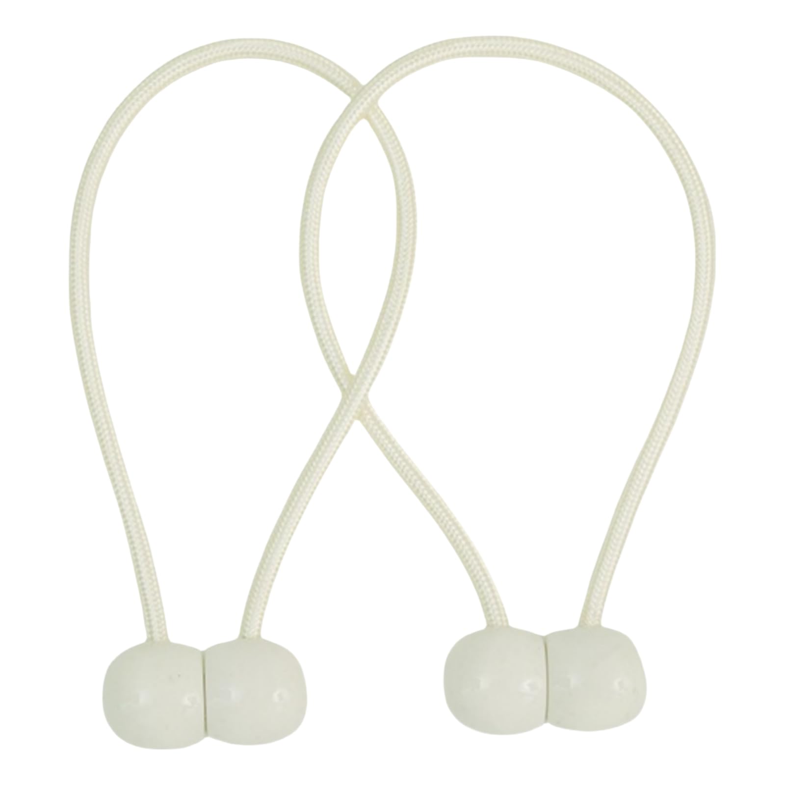 Curtain Tie Backs Waterproof Magnetic Curtain Ties 40Cm Acrylic Curtain Fixer For Wet Environments Such As Bathrooms White