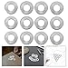 FOYTOKI 20pcs 304 Stainless Steel Lock Spring Washers Knurled Metal Locking Gaskets for Industrial Machinery Automotive Repair and Outdoor Equipment (φ8×18×1.4mm)