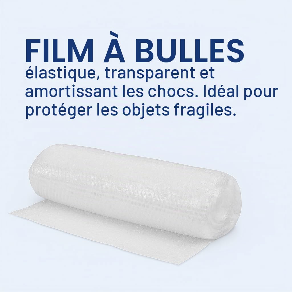 All4All 1 rouleau de film à bulles - 150 cm - Pour emballage, déménagement, déménagement