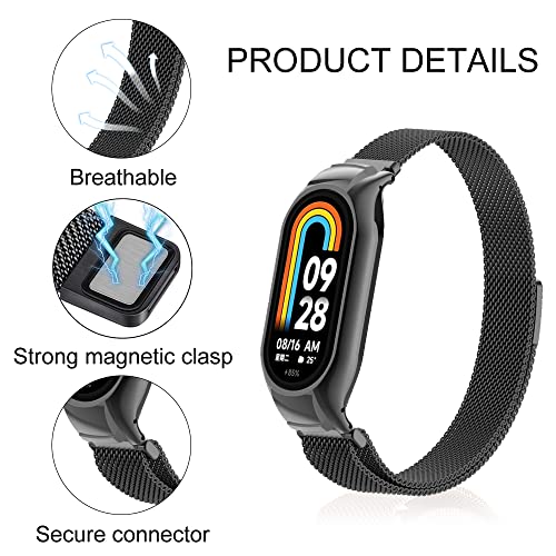 Niboow Strap Compatible with Xiaomi Smart Band 8 (Xiaomi Mi Band 8) - Image 2