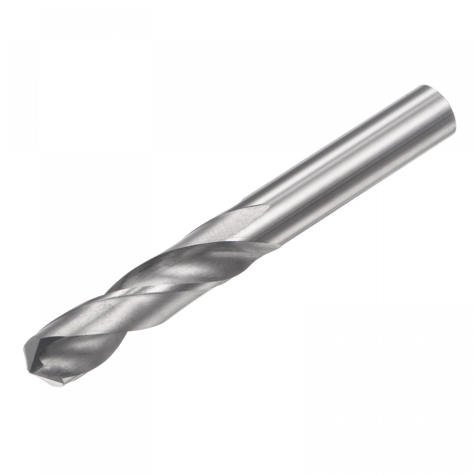 sourcing map Solid Carbide Drill Bits, 8.1mm C2/K20 Tungsten Carbide Jobber Drill Bits Straight Shank Drilling Tool for Stainless Steel Aluminum Iron Metal Plastic โ image 1