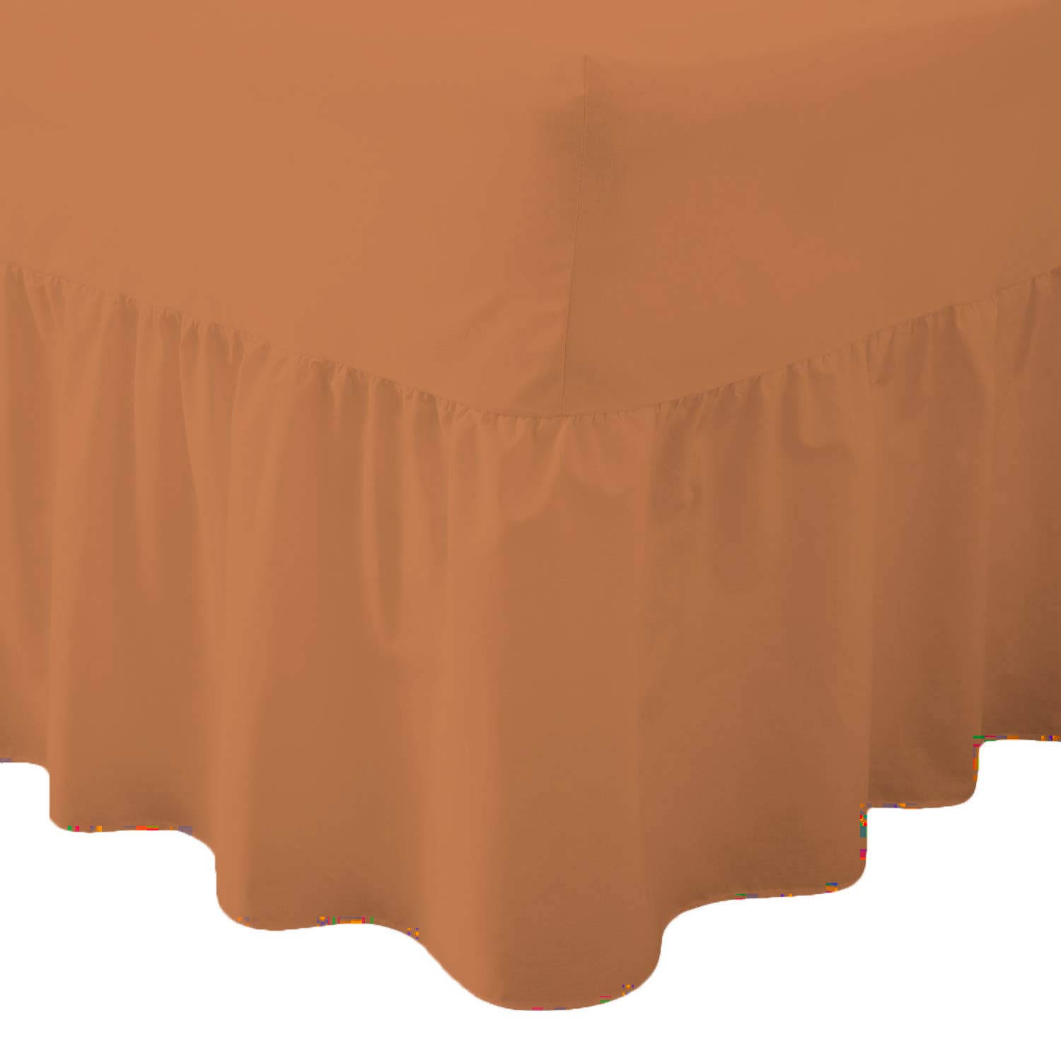 Amigozone Desert Non Iron Pollycotton Percale Valance Fitted Sheet Or Pillowases And 19 Colors (King, )