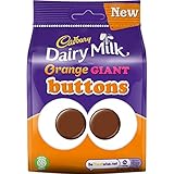 4 X Dairy Milk Orange Buttons 110G