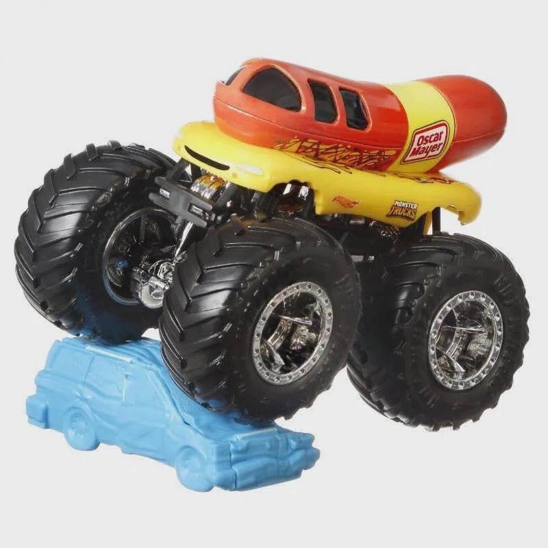 Hot Wheels Oscar Mayer Monster Trucks 2023 1:64 Scale Diecast Truck with Crushable Car 3+ Ages, Multi (B0C7WLZGYB) Amazon Price History, Amazon Price Tracker