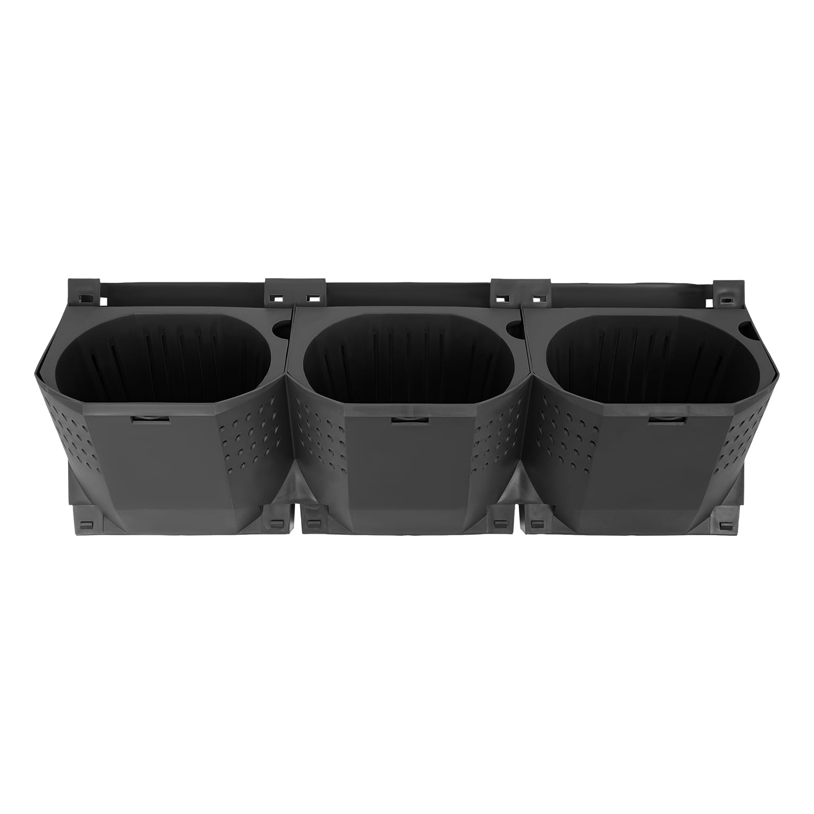 Vaso da fiori da appendere, 100 x 118,5 cm, da appendere con meccanismo di irrigazione automatico, vaso da fiori da parete, autoirrigante (nero)