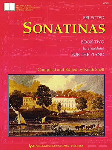GP672 - Selected Sonatinas: Book Two Intermediate for the Piano (The Neil A. Kjos Master Composer Library for Piano Students, BookTwo)