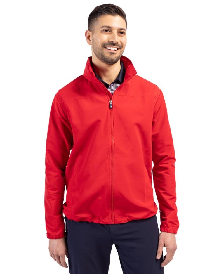 Cutter & Buck Men's Charter Eco Knit Recycled Big & Tall Full-Zip Jacket3