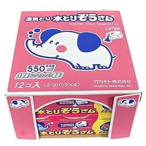 除湿剤 乾燥剤 水とりぞうさん オカモト 550mL 12個 セット 大容量 クローゼット 湿気取り 長期間持続 日本製
