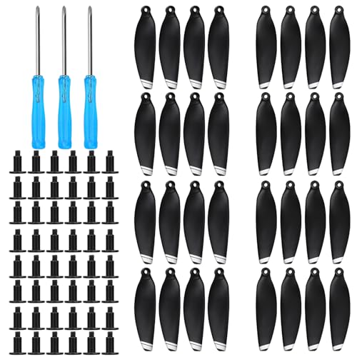 NQEUEPN 32pcs Propellers for DJI Mavic Mini1 Drone, Low Noise Replacement Blades with Screws and Screwdriver Drone Propeller Blades Replacement Backup 4726 Blade Propellers