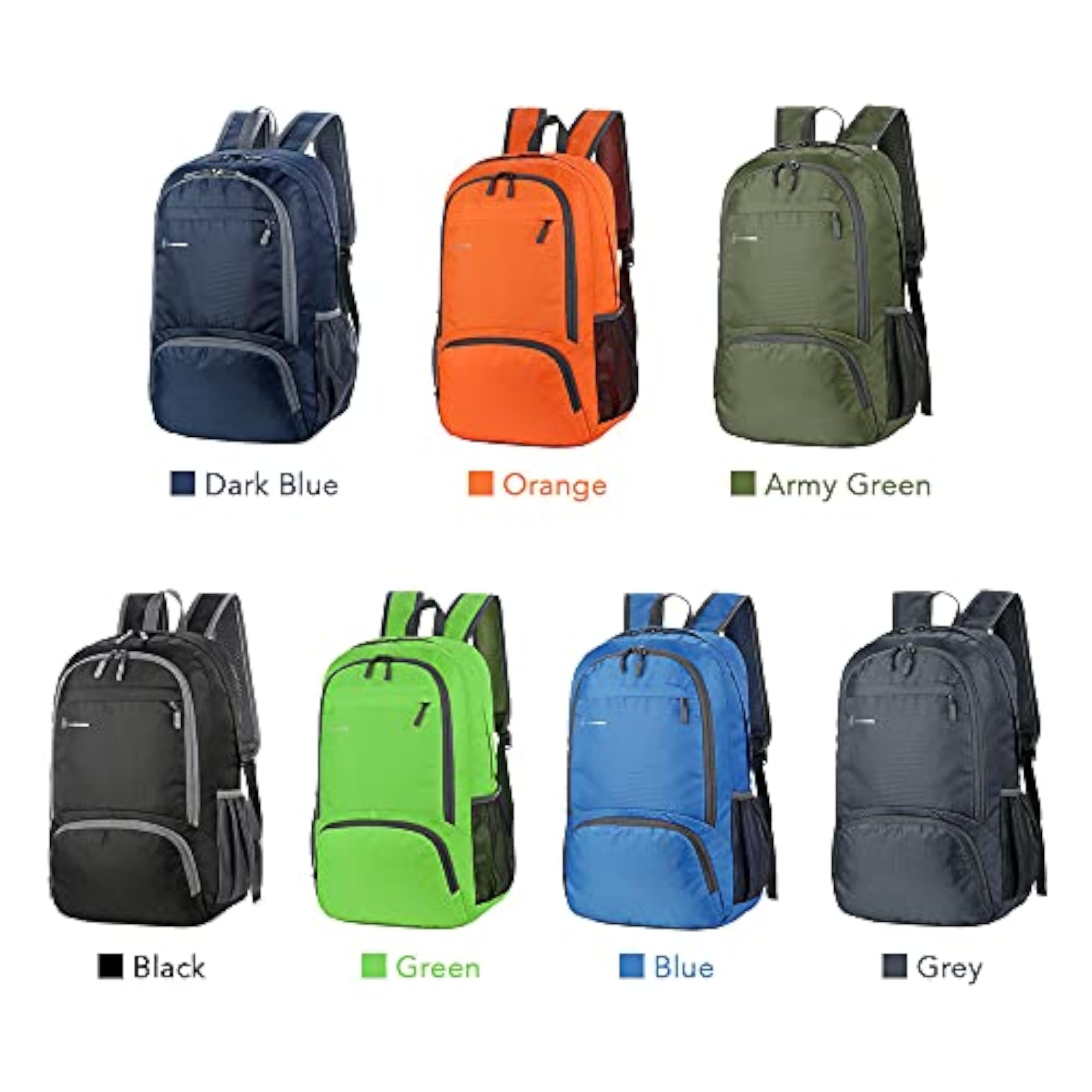 Lightweight Foldable Backpack, Waterproof Packable