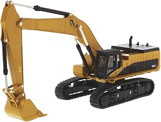 Diecast Hydraulic Excavator 1/64 Diecast Excavator Engineering Vehicle Model Manual Excavator Metal Construction Equipment Models Birthday For 3-8 Years Old Boys Girls