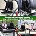 Urgown Golf Cart Child Positoner, 5-Point Design to Secure Children During Golf-Cart Rides, with Adjustable Straps, Black