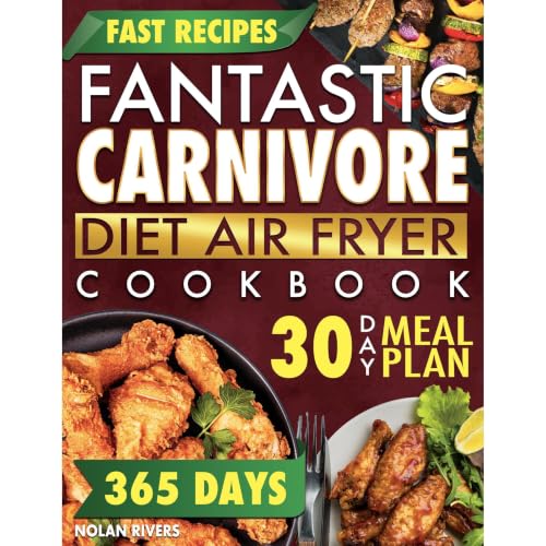Fantastic Carnivore Diet Air Fryer Cookbook Audiolibro Por Nolan Rivers arte de portada