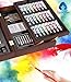 Vigorfun Deluxe Art Set in Wooden Case, Portable Art Painting Kit Includes Acrylic & Watercolor & Oil Paints, Oil Pastels, Colored Pencils, Creative Art Supplies Gift for Kids, Adults, Teens Girls Boys