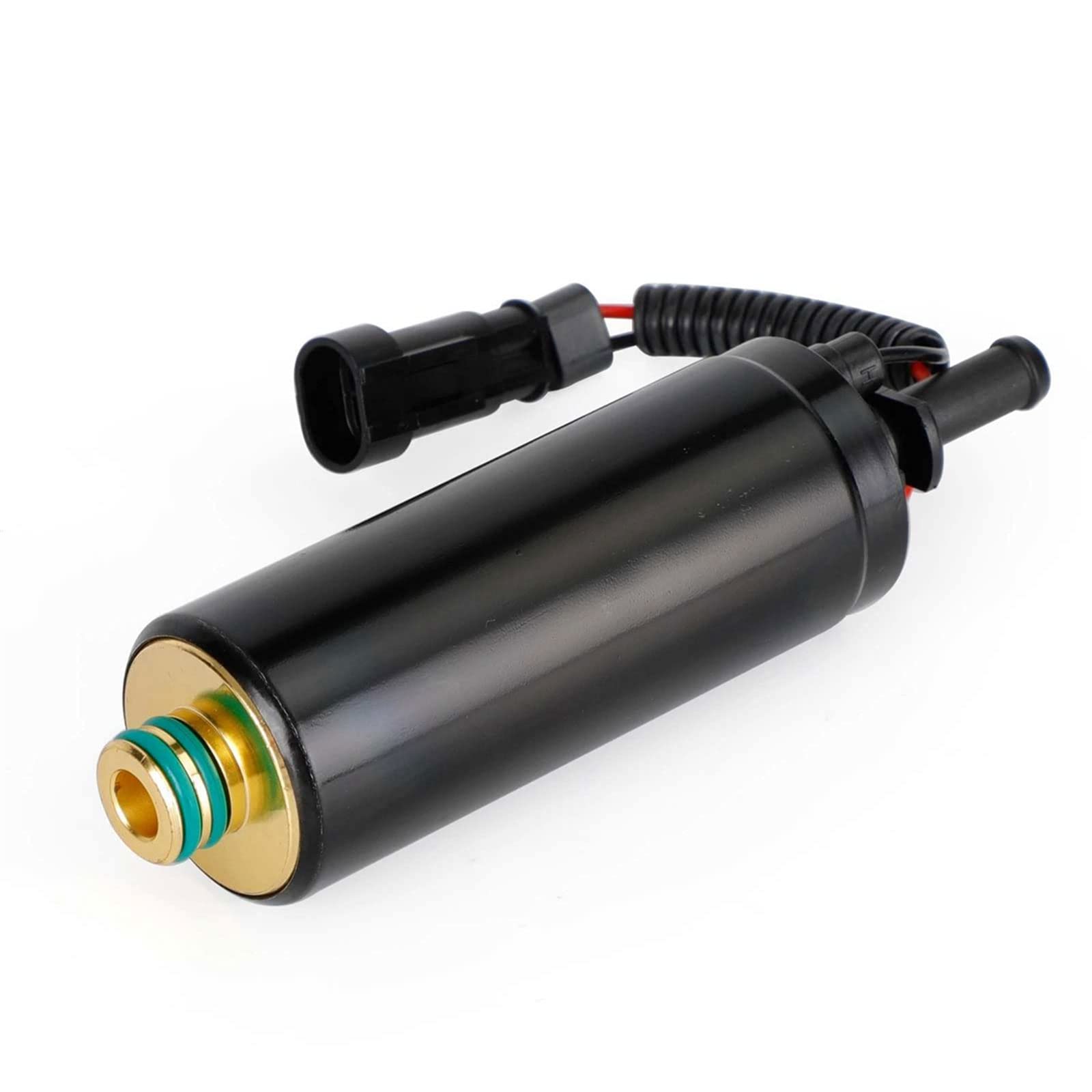 Newwyt Motori Fuoribordo Yacht Pompa Carburante Adatto per 200 225 250 300HP 33/34 Litri 5009118 5006063 4452652B 90 Gradi Riparazione Metallo Nero