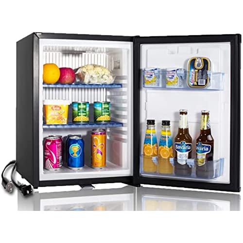 SMETA Update 12 Volt RV Refrigerator Mini Fridge with Lock Truck Refrigerator Freightliner Cascadia Drivers DC 12V|110V Compact Small Fridge Upright Deep Freezers Camper Wheeler 36 qt 1.2 cuft