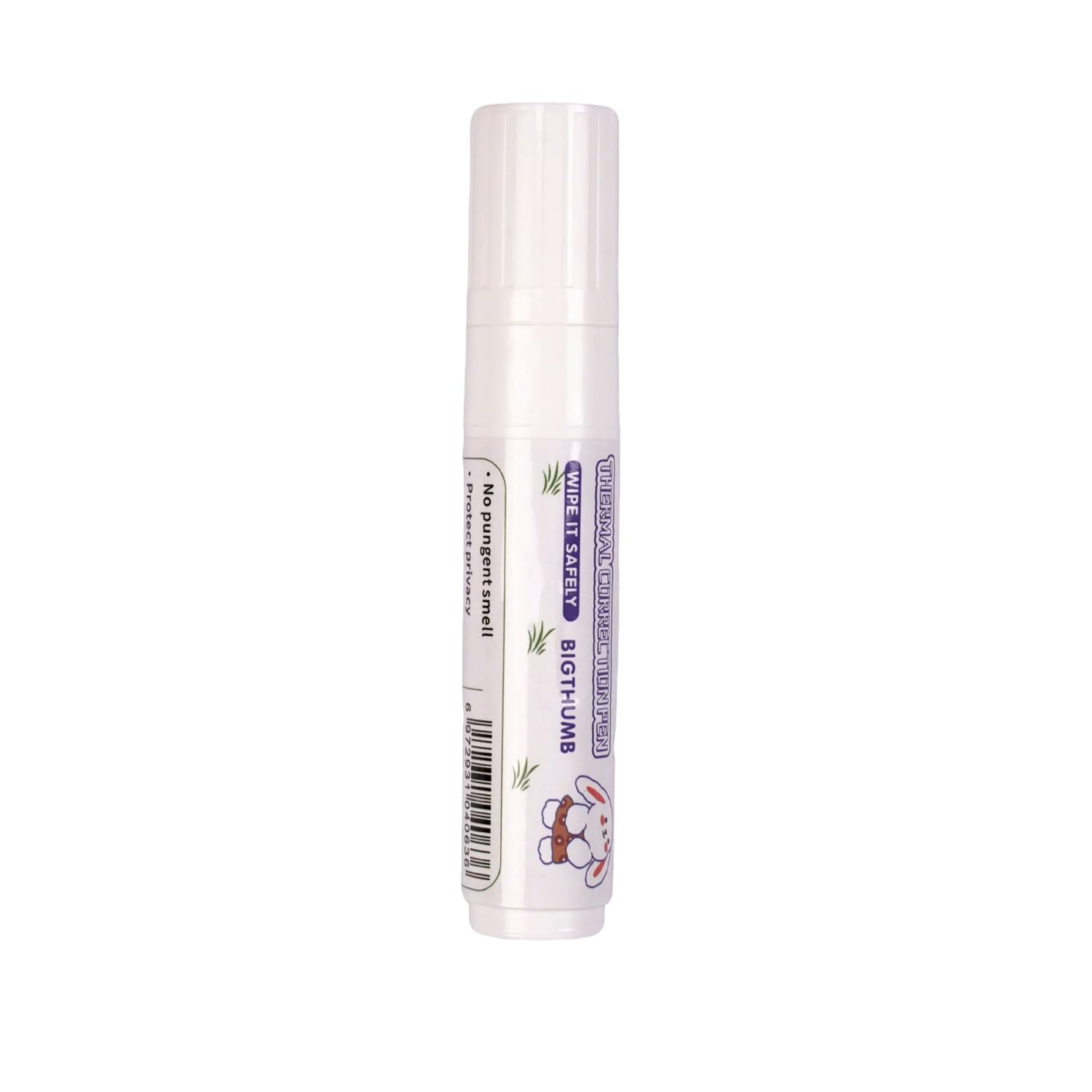 Pennarello a liquido bianco per correzione carta termica Strumento corriere pacchi Etichetta Privacy Protection Pen