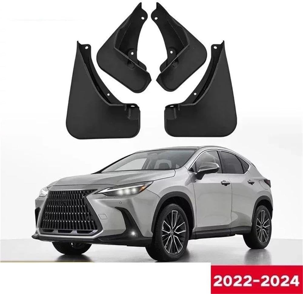 Auto Parts Car Fender Mud Flaps for Lexus NX NX260 NX350h 2022-2024 Splash Guards MudFlaps Front Rear Mudguards Auto Accessories