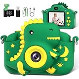 Kids Camera, Dinosaur Toddler Digital Camera for Ages 3-12 Boys Girls Childrens,...