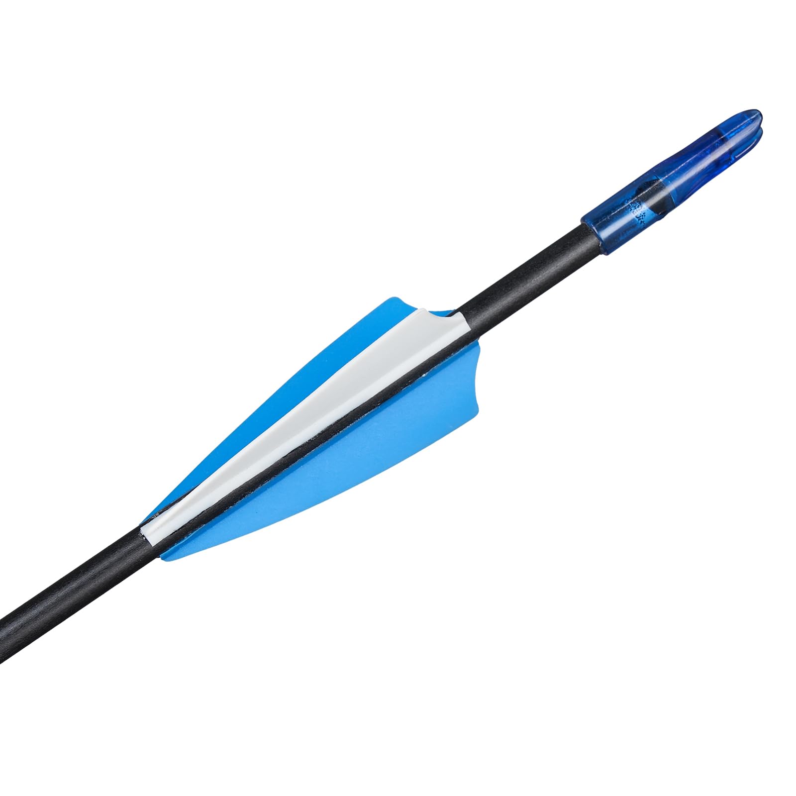 Toparchery 12er/24er Fiberglaspfeil für Bogenschießen 31Zoll Fiberglaspfeile Jagdpfeile Bogen Pfeile für Recurvebogen Sportbogen Spine 800