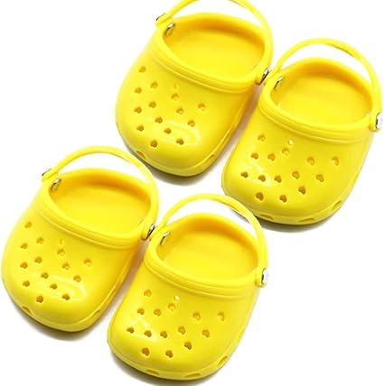 Geharty Dog Crocs Tiktok Dog Crocs Shoes Dog Crocs For Small Dogs Lovely Dog Crocs Shoes For Small Dogs 2 Yellow Amazon Co Uk Pet Supplies