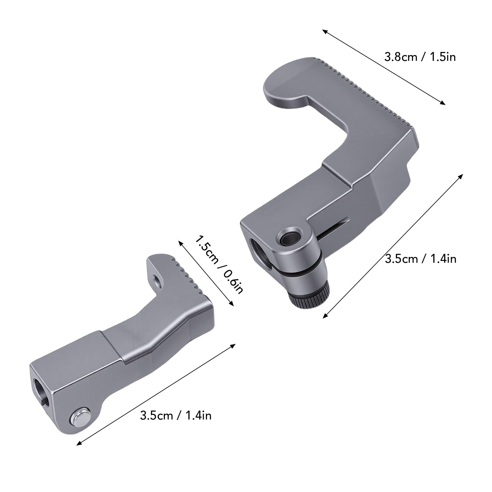 Generic Juego de prensatelas para máquina de coser de acero inoxidable, pies interiores y exteriores, piezas de repuesto para máquina de borde de colchón 5625