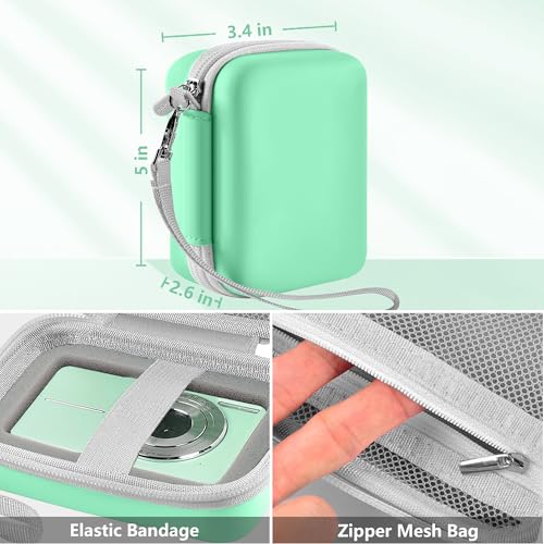 Funda Compacta Dura Antigolpes para Cámara Verde miniatura 4