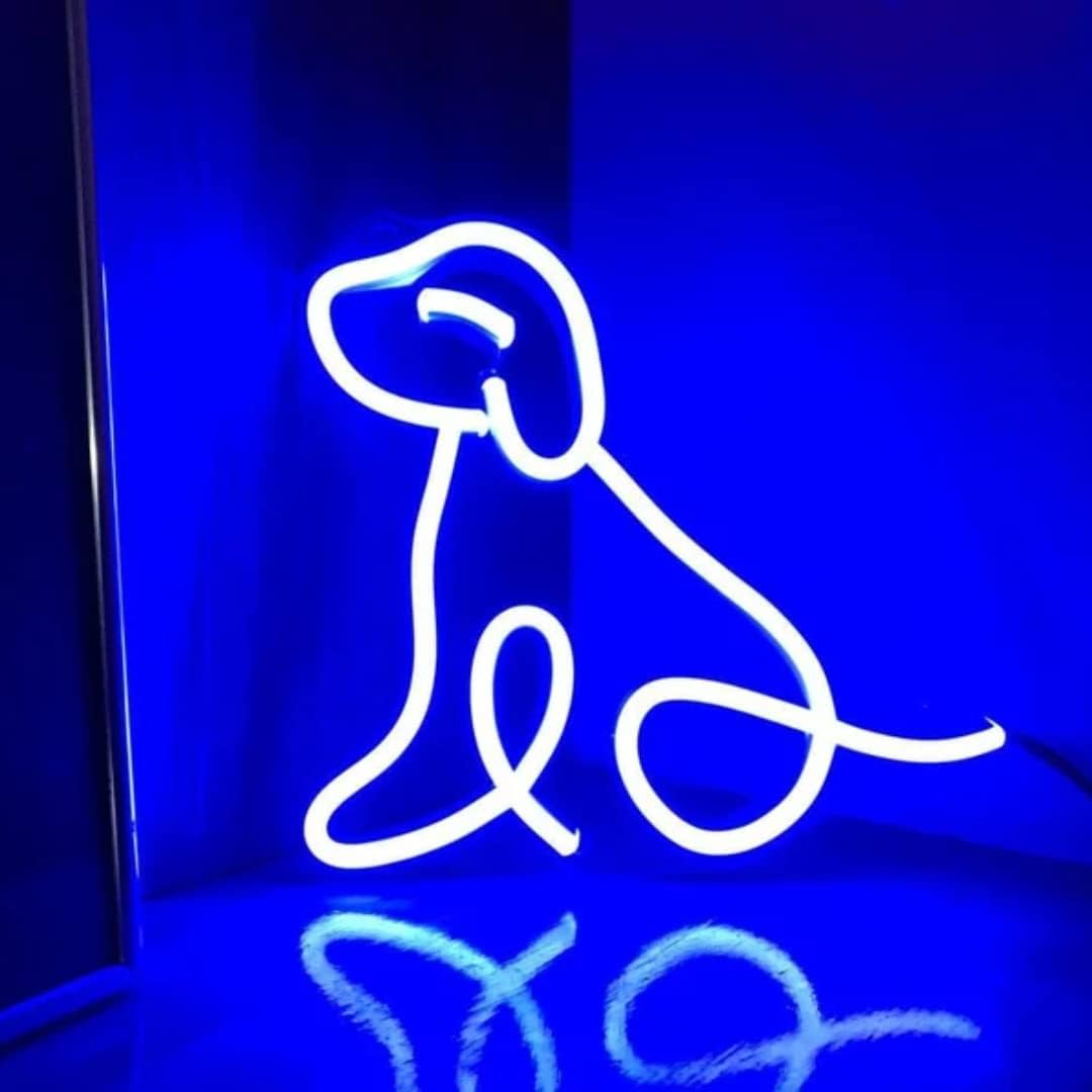 Zesta Neon Sign Board LED Neon Light | Neon Lights for Room Bedroom Decor | Good Vibes Wall Aesthetic | LED Signs for Room Decoration, Logo Light Display