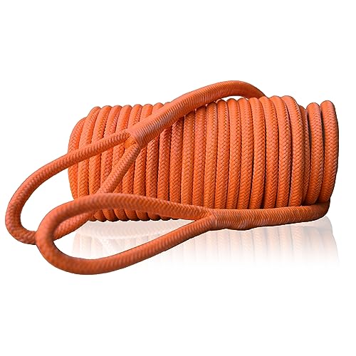 Corde de treuil QIQU en fibre double tressée, rallonge haut de gamme 15,2 m pour auto et 4x4