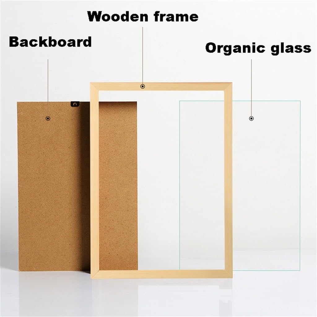 2 Folding Hinged Photo Frame 4x6 Inch High Definition Desk Top Family Picture Collage for Birthday Festival Family Lover Gift, 2 Pieces(Retro Color)