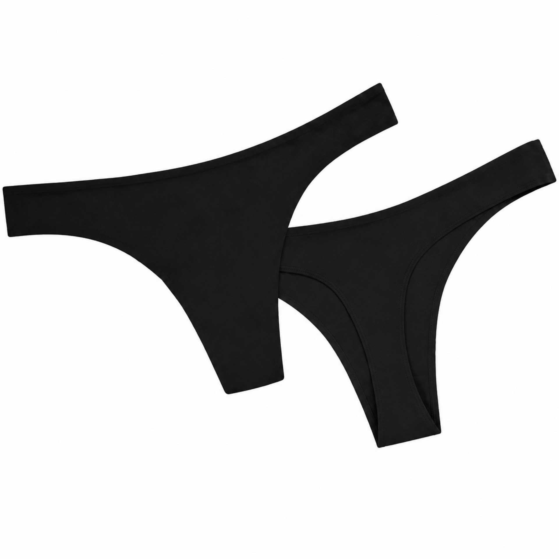 sizzlestyle Women's Cotton Thong Panty Black Comfort Fit-picture-16