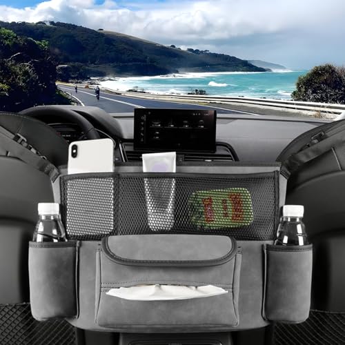 [Modello di adattamento]：per Audi A4 (B9 8W) 2025-2019, questo organizer per auto è progettato specificamente per veicoli con braccioli ad apertura frontale offrendo una vestibilità perfetta senza bloccare la ventilazione posteriore