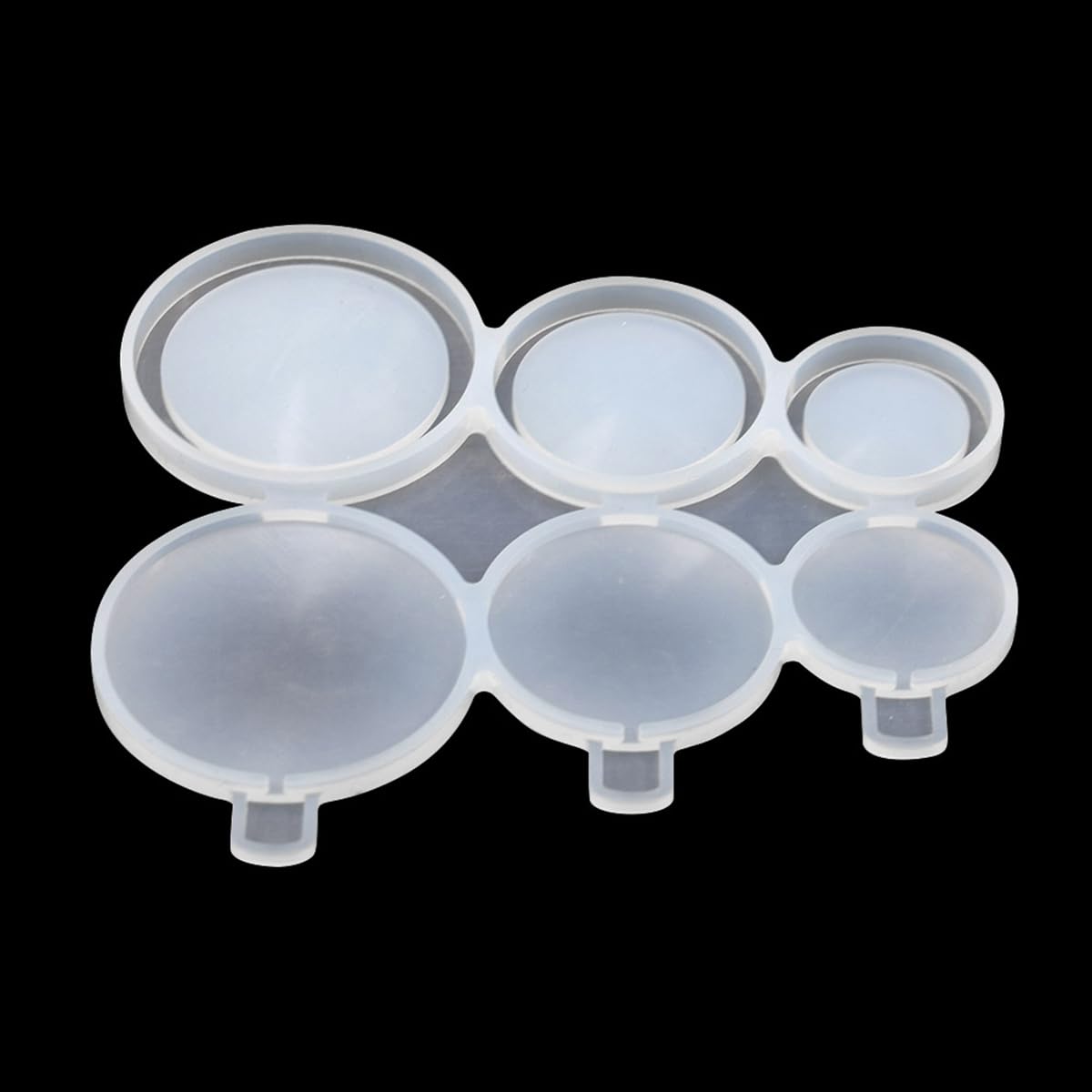 FLYING-Moules ronds en Silicone pour sucettes bonbons donuts chocolat