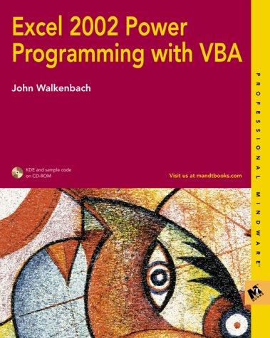 Excel 2002 Power Programming with VBA