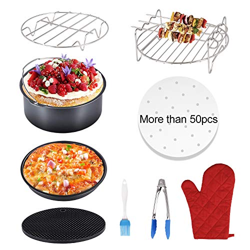 Air Fryer Accessories 9 Pcs for Gowise Phillips Cozyna Fits All 3.2QT