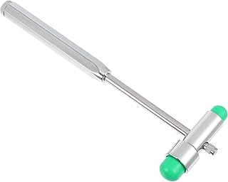 Baluue Nerve Hammer Neuro Reflex Hammer Reflex Hammer Metal Testing Hammer Diagnostic Hammer Dual-Head