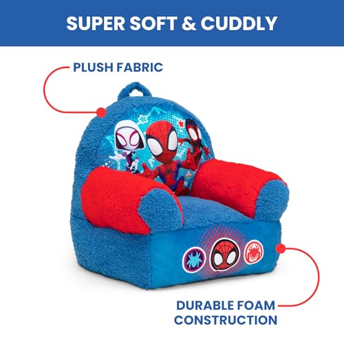 Delta Children - Spidey and His Amazing Friends Cozee Buddy Kids Chair, Blue - image 5