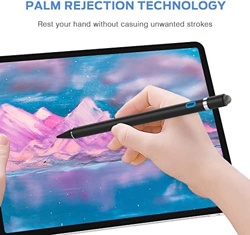 Quadence Stylus Pencil Compatible for Apple iPad, Palm Rejection Pen with Tilting Detection, Compatible with iPad Pro (11/12.9 inch), iPad 6/7/8/9/10th Gen, iPad Air 3/4/5th Gen, iPad Mini 5/6th Gen