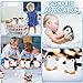 Kasyat 12 Pieces Christmas Mini Plush Penguin Stuffed Toys Animal, Cute Small Baby Penguin Stuffed Doll Keyholder Bag Pendant Birthday Party Favor Present for Boys Girls Gifts(Classic Style)