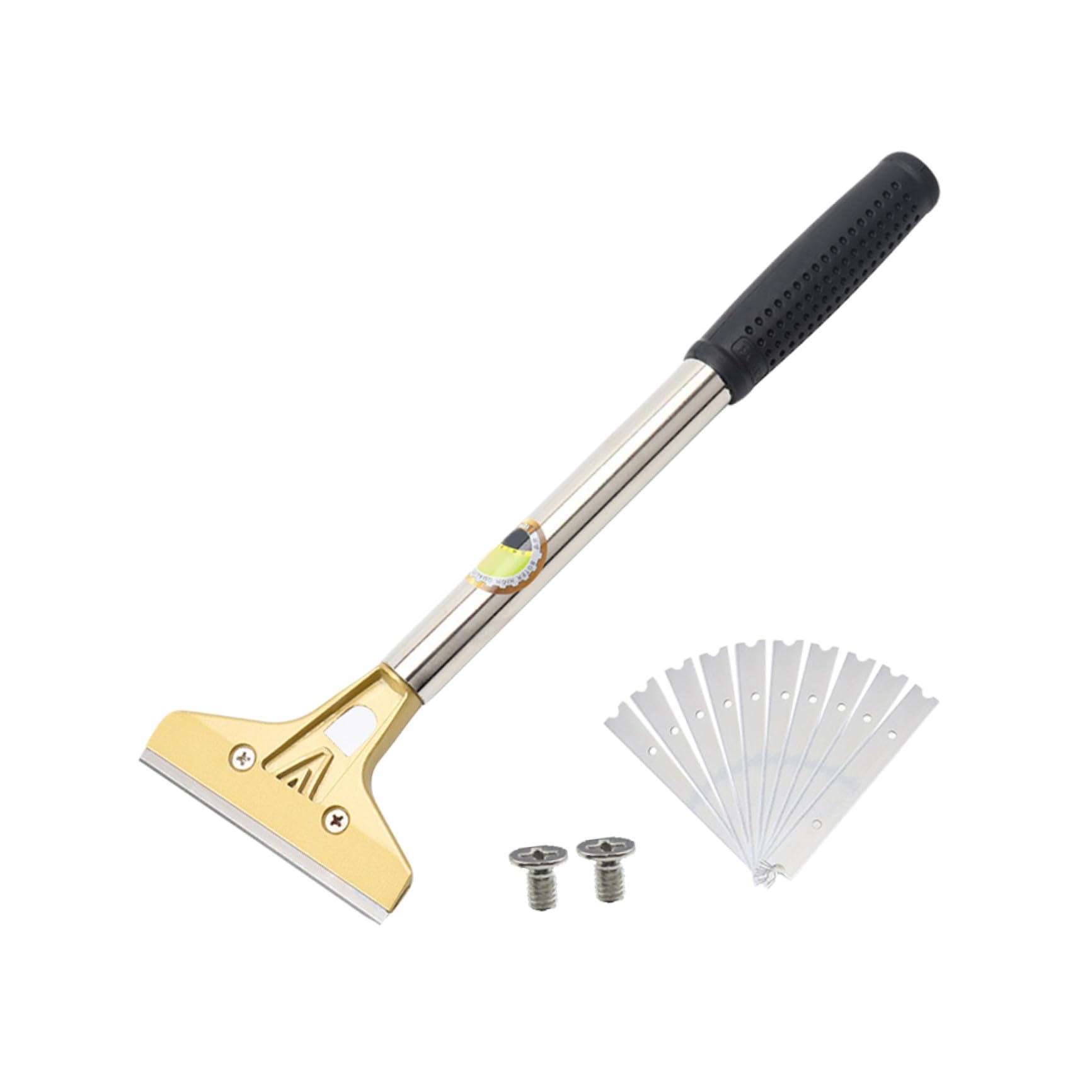 Sewroro Raspador Manual Pequeño para Limpieza de Juntas y Pintura Herramienta para Quitar Pegatinas y Adhesivos Espátula de Acero Duradero para Azulejos Mármol y Paredes