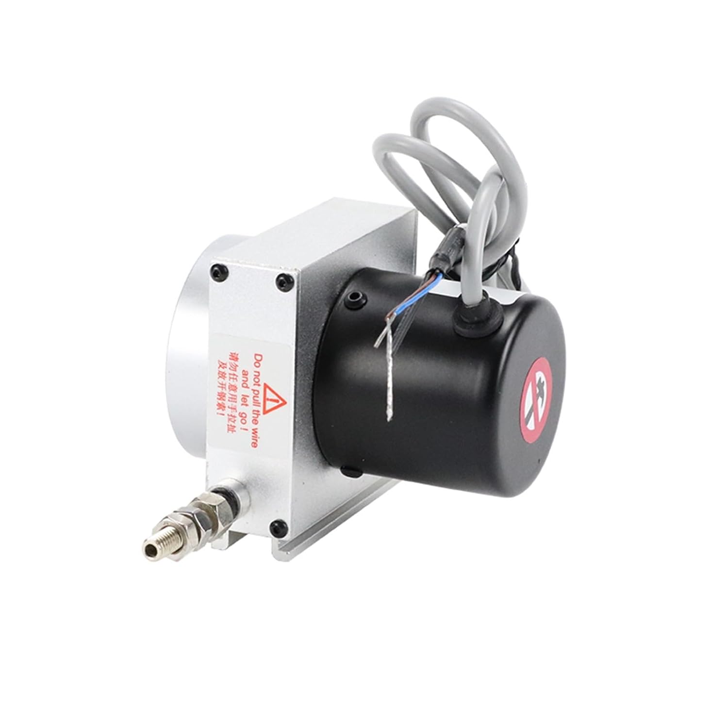 WPS-S 100-2500mm Draw Wire Displacement Sensor Pull Rope Potentiometer Position Encoder Linear Transducer(500mm linearity 0.25,4-20mA 2 Wires)