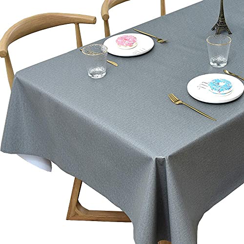 Nappe en plastique essuyable anti-tache pour protéger la table à manger - 2