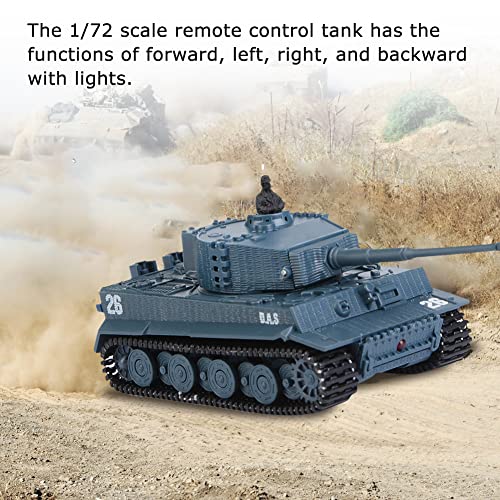 Tanques Teledirigidos, 1/72 Escala 4 Canales Mini Tanque Control Remoto Tanque de Juguete para Regalo de niños