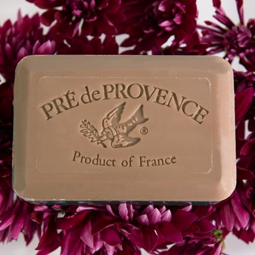 Image of Pre de Provence Artisanal Soap Bar, Enriched with Organic Shea Butter, Natural French Skincare, Quad Milled for Rich Smooth Lather, 8.8 Ounce, Patchouli