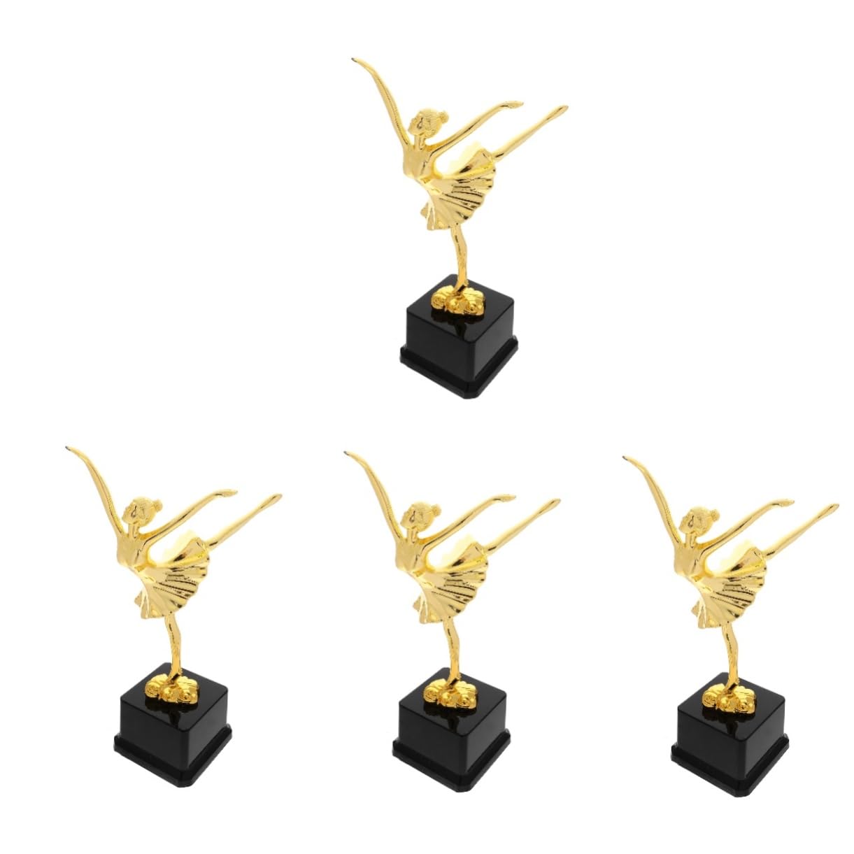 BESPORTBLE Trophäe des Tanzwettbewerbs glitzernder Rock Ballett-Pokal Tanzkostüme Ballett- Tanzwettbewerb Trophäe Ballett Trophäe kleine Tanztrophäe dekorative Balletttrophäe Plastik