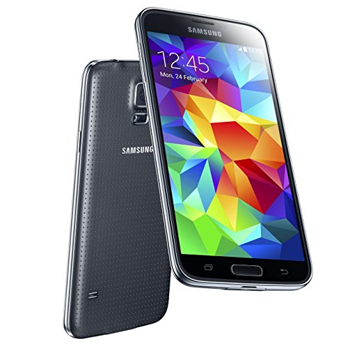 Samsung Galaxy S5 - Smartphone libre Android (pantalla 5.1', cámara 16 Mp, 16 GB, Quad-Core 2.5 GHz, 2 GB RAM), negro [importado]