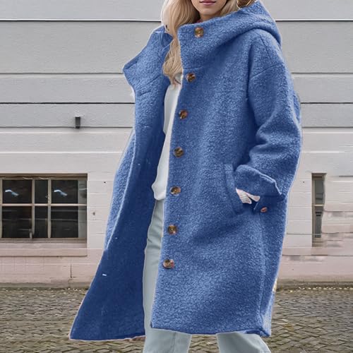 Girls Long Breasted Trench Jacket Lapel Open Front Long Cardigan Coat Faux Warm Winter Outwear Jackets Women Plaid3