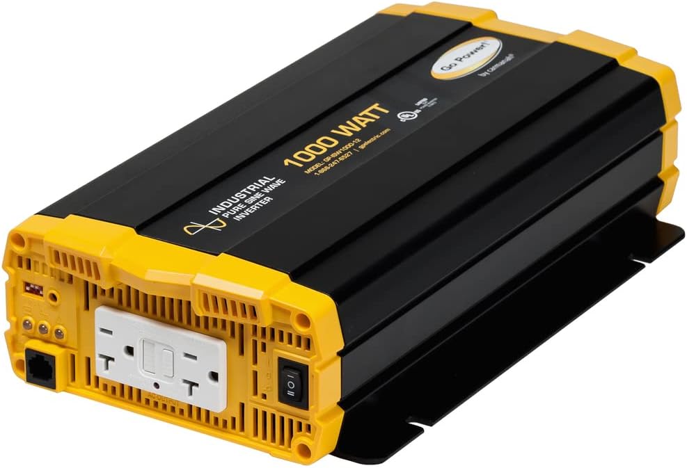 Go Power! GP-ISW1000-12 Industrial Pure Sine Wave Inverter - 1000 Watt / 12V : Automotive