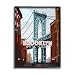 Stupell Industries Layered Brooklyn Bridge Architecture Urban Scenery Travel, Design by David Owens Illustration