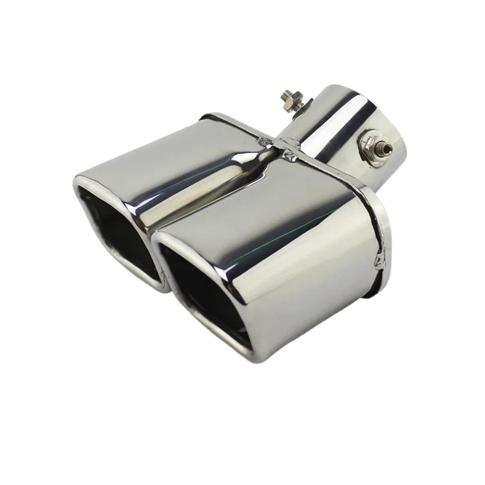 Tubo Escape Coche para Peugeot 2008-2023 1 Uds. Silenciador Tubo Escape Acero Inoxidable Punta De Silenciador Piezas Coche De Garganta Trasera De Coche Tubo Punta Silenciador Escape(1Pcs-Style-A)